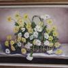 3130  "Basket of Yellow and White Daisies" 18" x 24" oil on canvas $350.00 framed