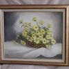 3125  "Basket of Yellow Daisies" 18" x 24" oil on canvas $350.00 framed