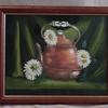 3115 Copper and White Daisies - oil 18 x 24 $350.00