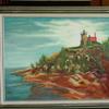 3116  "Lake Superior Lighthouse" oil on canvas 18" x 24" $350.00 framed