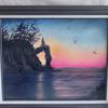 3143  "Sunrise Behind the Arch" 16" x 20" oil on canvas  $250.00 framed