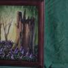 3137 "Wild Purple Lupines" 11 x 14 oil on canvas $160.00 framed 