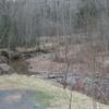 Here is a creek that curves around into the woods, and could be part of a larger rural scene.