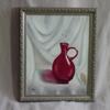 3142  "Ruby Red Decanter" oil on canvas 11 x 14  $160.00 framed